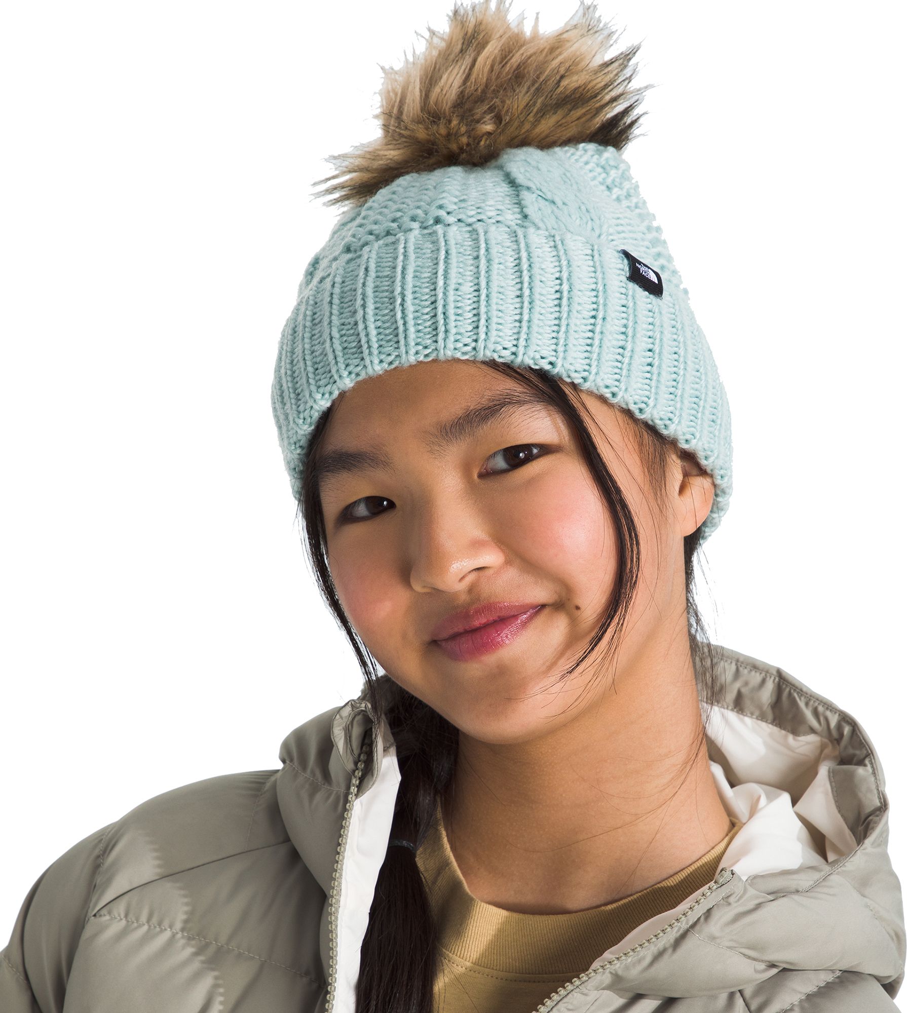 The North Face Kids' Oh Mega Fur Pom Beanie product image
