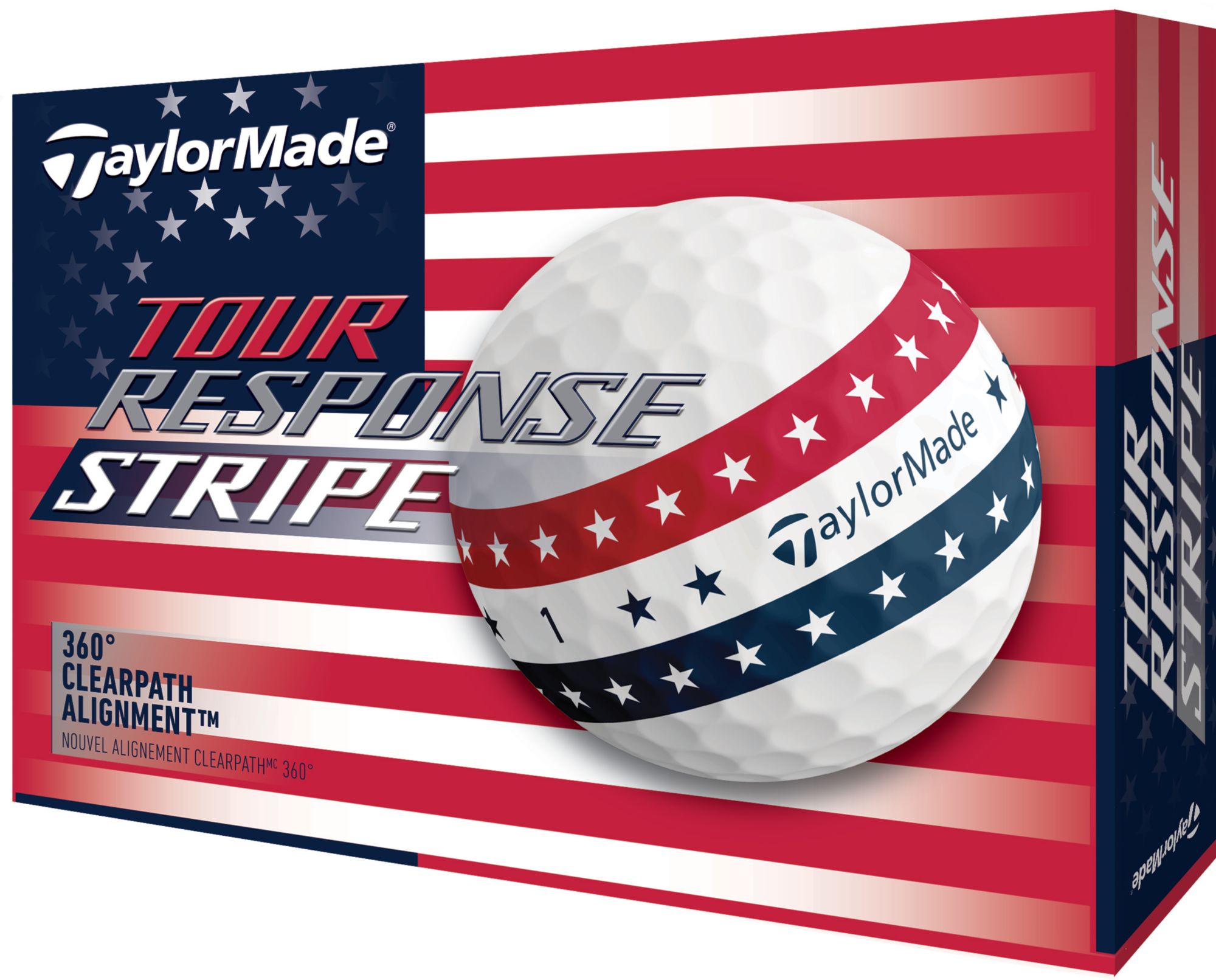 TaylorMade Tour Response Stripe USA Golf Balls product image