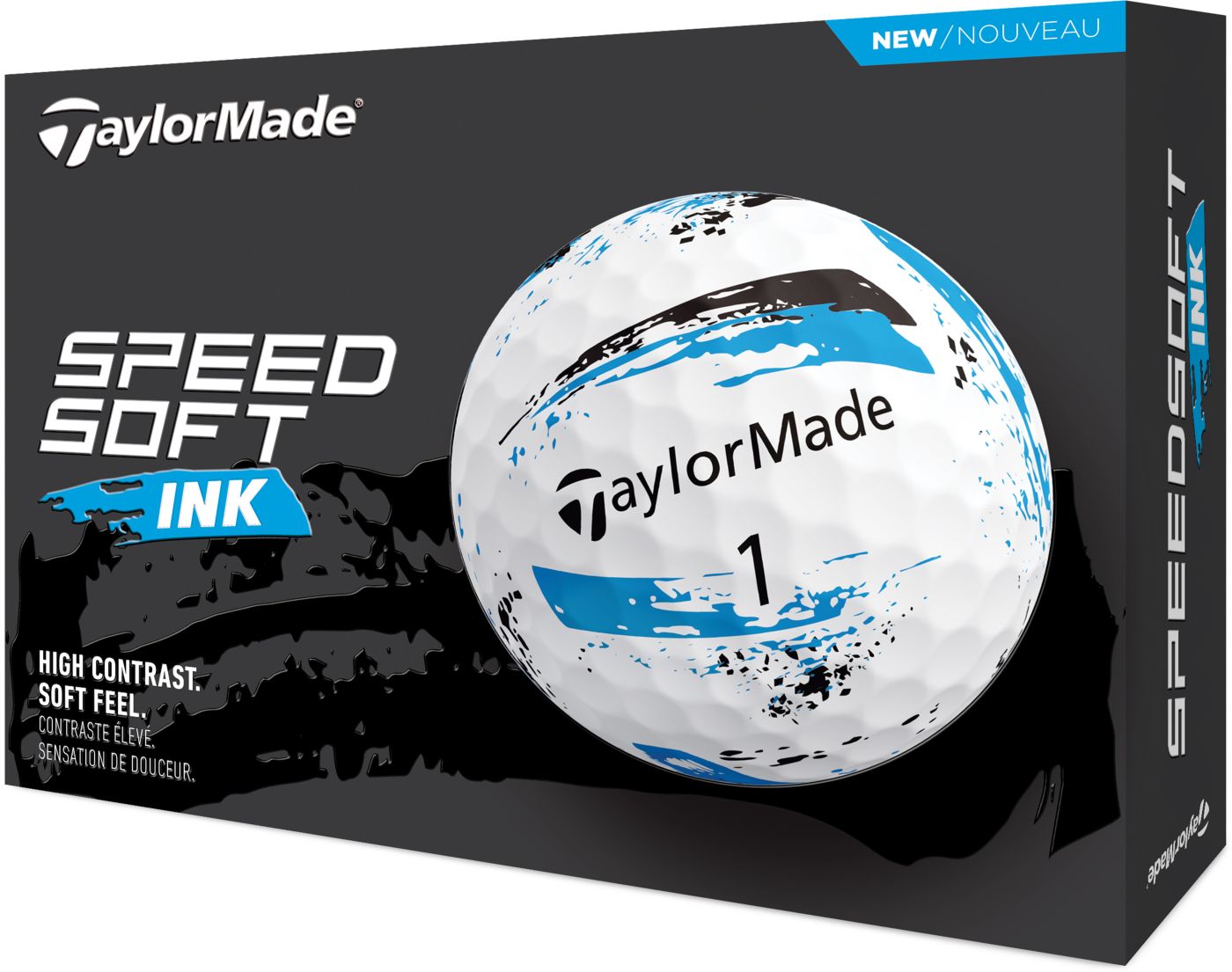 TaylorMade SpeedSoft Ink Golf Balls Blue 2024