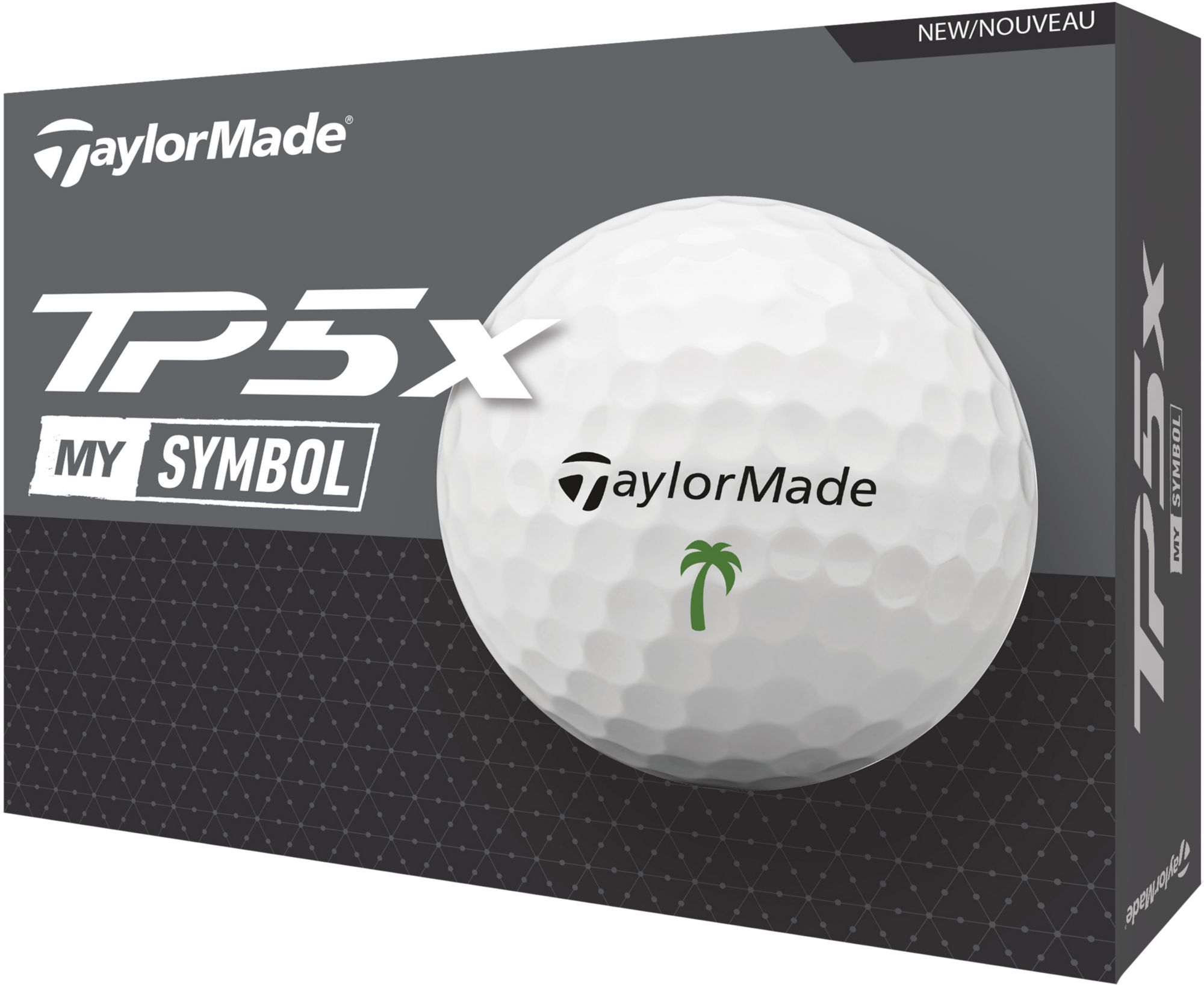TaylorMade 2024 TP5x MySymbol Palm Tree Golf Balls product image