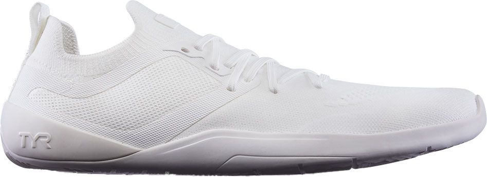 Scarpe TYR DZ1 Drop Zero Barefoot Strap – Bianco, Taglia 42 2/3, Suola Ultrasottile, Piede Largo, Cinghie Regolabili, Per Allenamento
