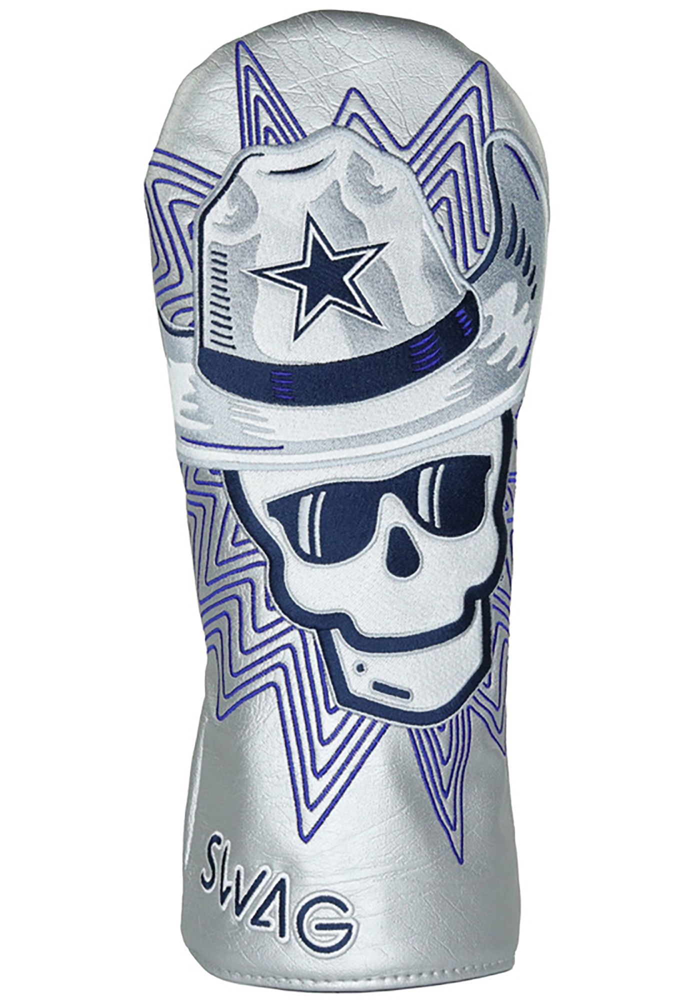 Swag Golf Co Football Zebra newest Skull Blade Cover- Dallas Cowboys