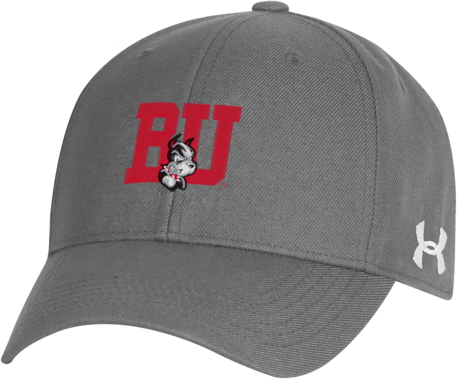 Under Armour Men's Boston Terriers Grey Structured OTS Adjustable Hat product image