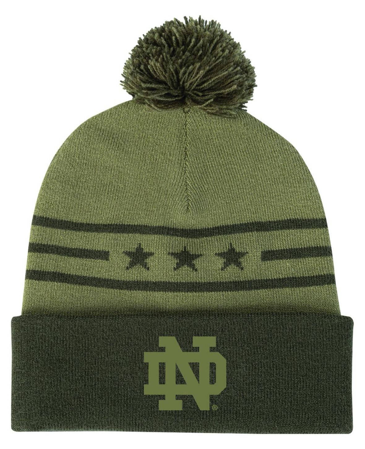 Under Armour Adult Notre Dame Fighting Irish Thyme Pom Knit Beanie product image
