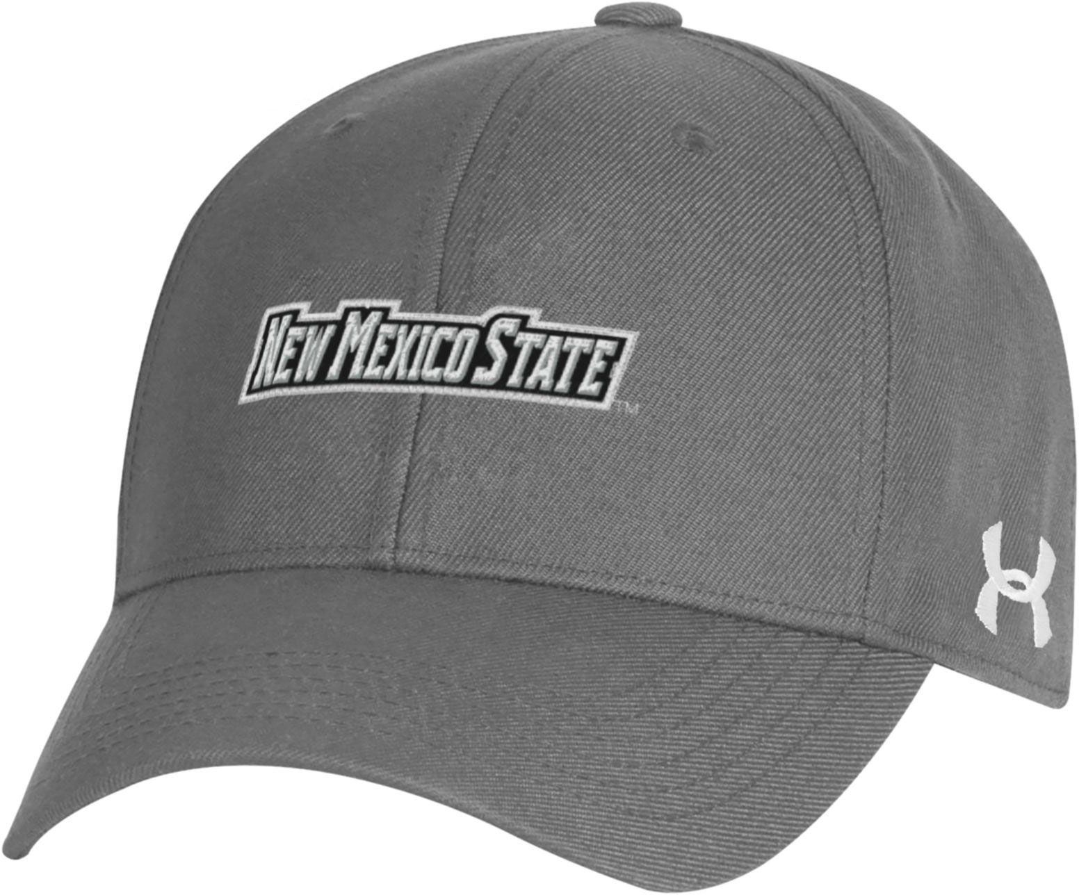 Under Armour Adult New Mexico State Aggies Grey Structured OTS Adjustable Hat product image