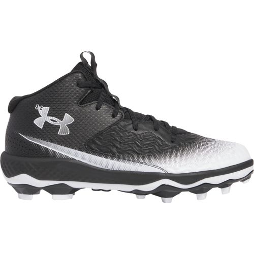 Under Armour® (Men\'s 11.5) Hammer™ MC 2.0 Football Cleats in Black/White Amazon.com | Under Armour Men main image 4