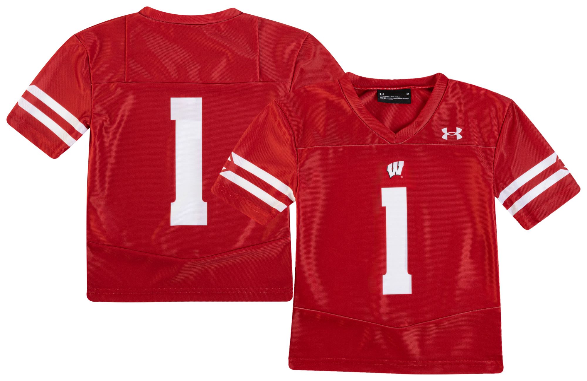 Under Armour Infant Wisconsin Badgers Red Replica Football Jersey product image