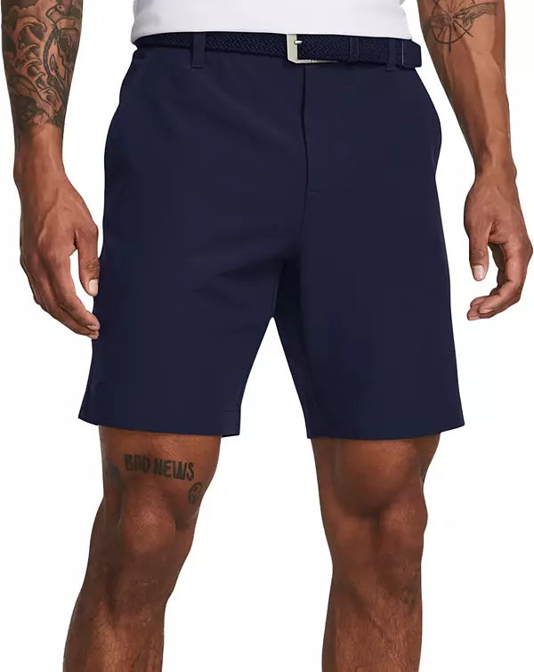 Under Armour Men's Drive 8” Golf Shorts, Size 36, Blue