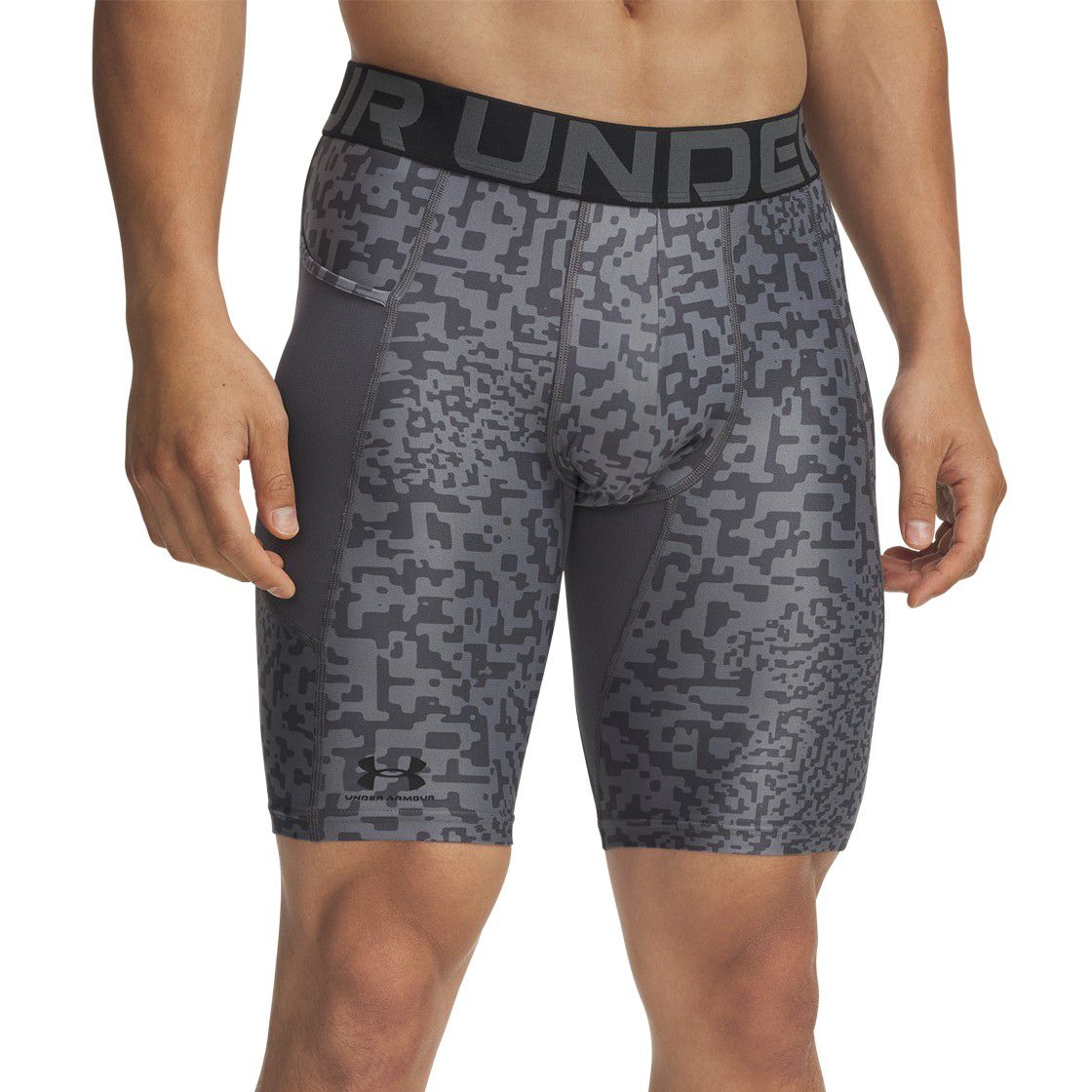 Under Armour Men's HeatGear Printed Long Compression Shorts product image