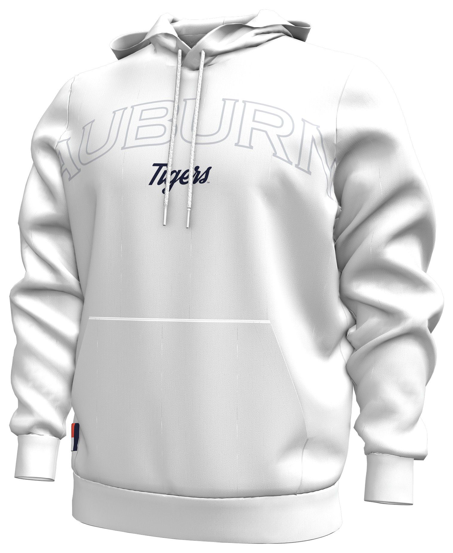 Under Armour Men's Auburn Tigers White Essential Fleece Hoodie Dick's