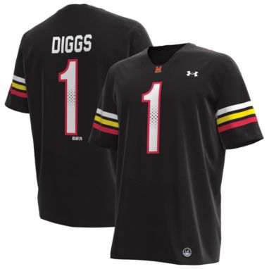 sorry, Under Armour Men's Maryland Terrapins Stefon Diggs #1 Black Replica Football Jersey is currently out of stock