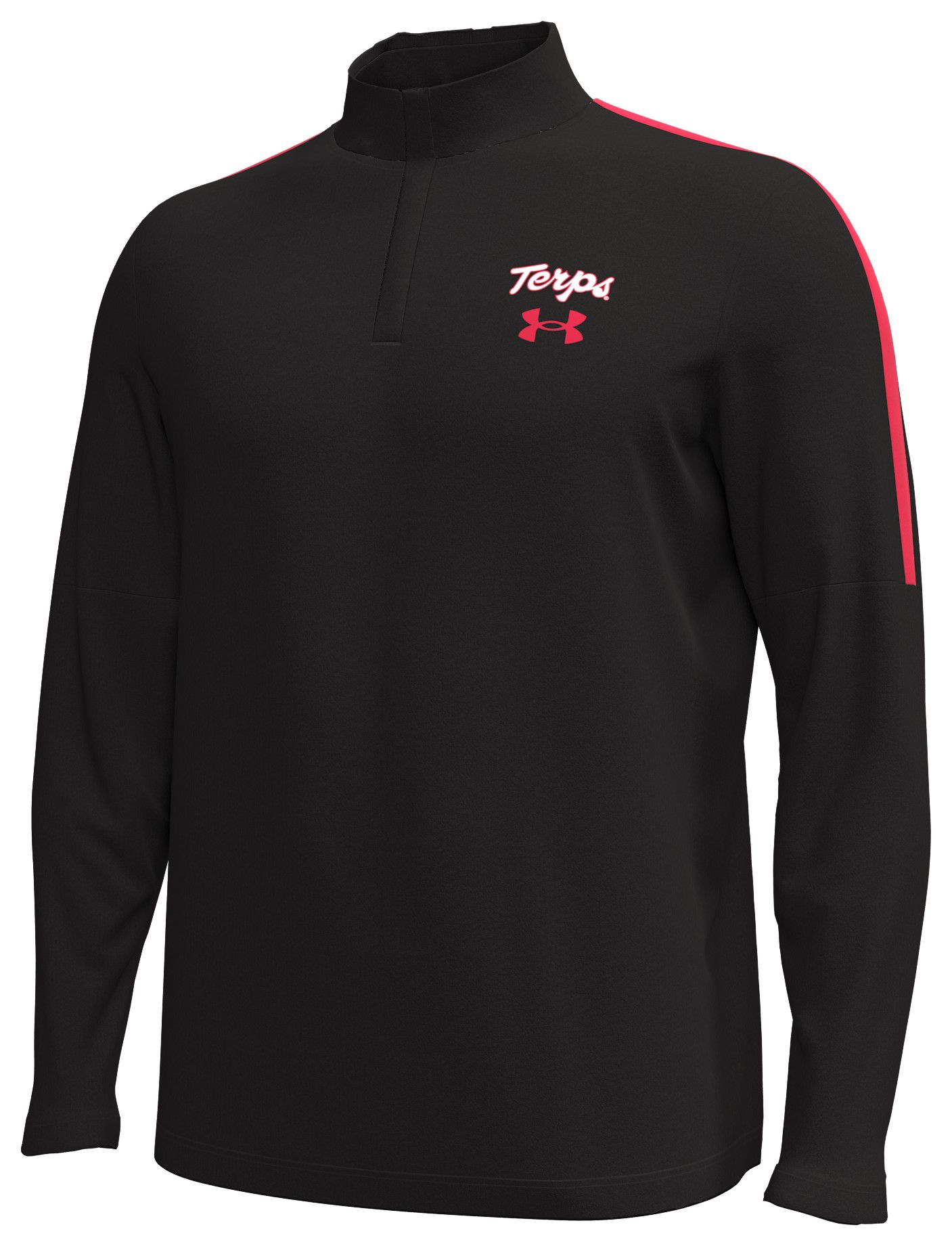 Under Armour Men's Maryland Terrapins Black Playoff Quarter-Zip Shirt product image