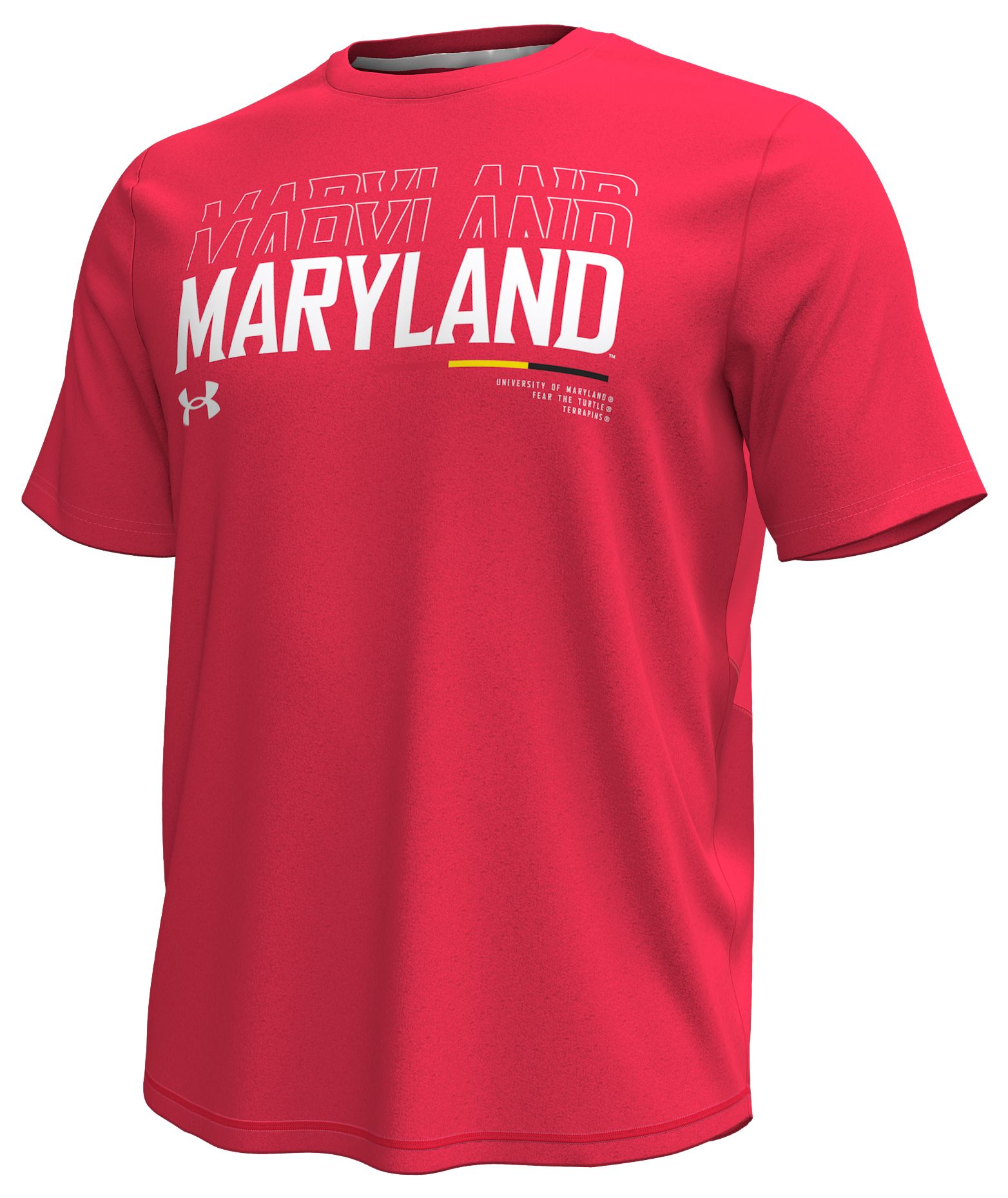 Under Armour Men's Maryland Terrapins Red Knockout T-Shirt product image