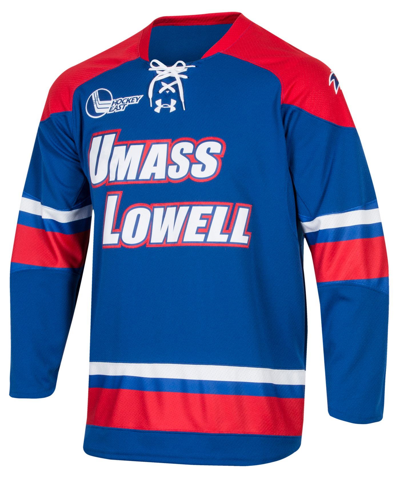 Under Armour UMass Lowell River Hawks Royal UA Replica Hockey Jersey Size Extra Large