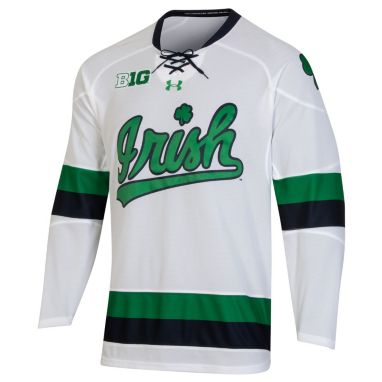 sorry, Under Armour Men's Notre Dame Fighting Irish White Replica Hockey Jersey is currently out of stock