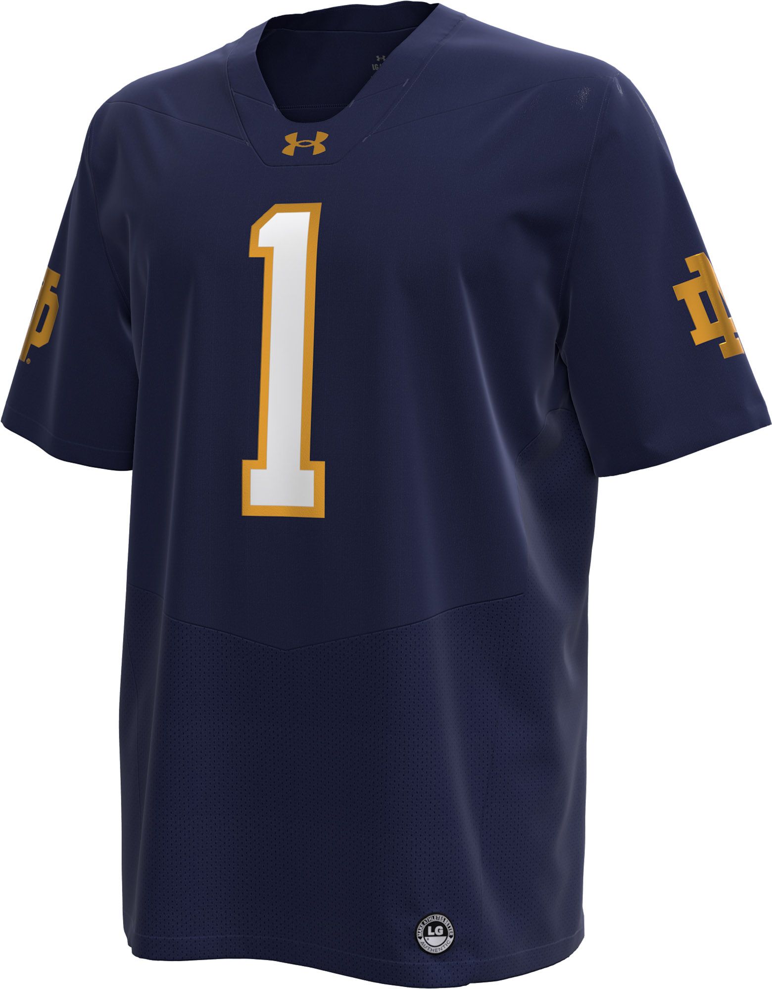 Under Armour Men's Notre Dame Fighting Irish Navy Replica Football Jersey product image