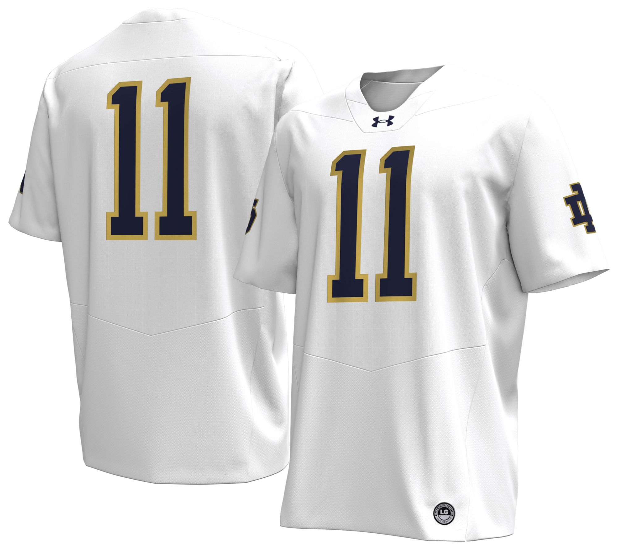 Under Armour Men's Notre Dame Fighting Irish White Replica Football Jersey product image