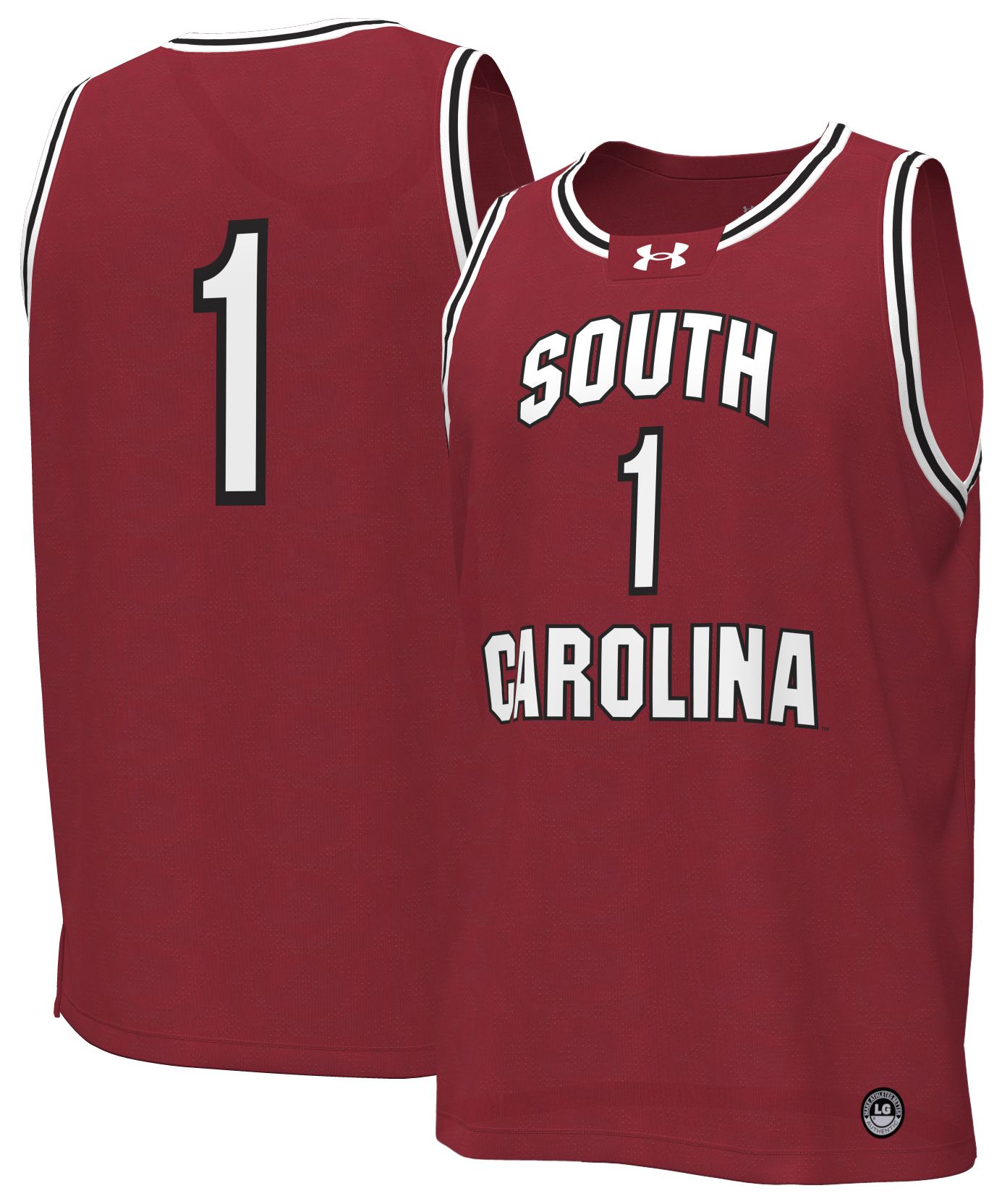 Under Armour Men's South Carolina Gamecocks Cardinal Replica Basketball Jersey product image