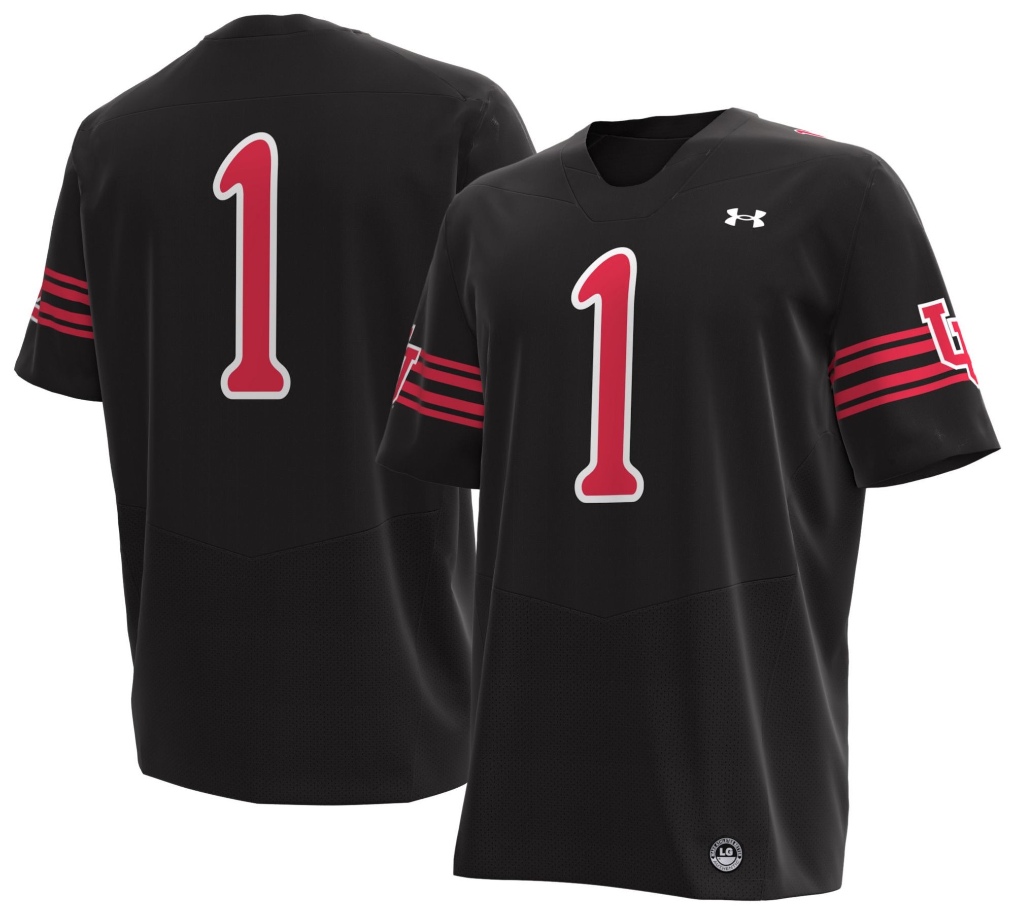 Under Armour Men's Utah Utes Black Replica Football Jersey product image