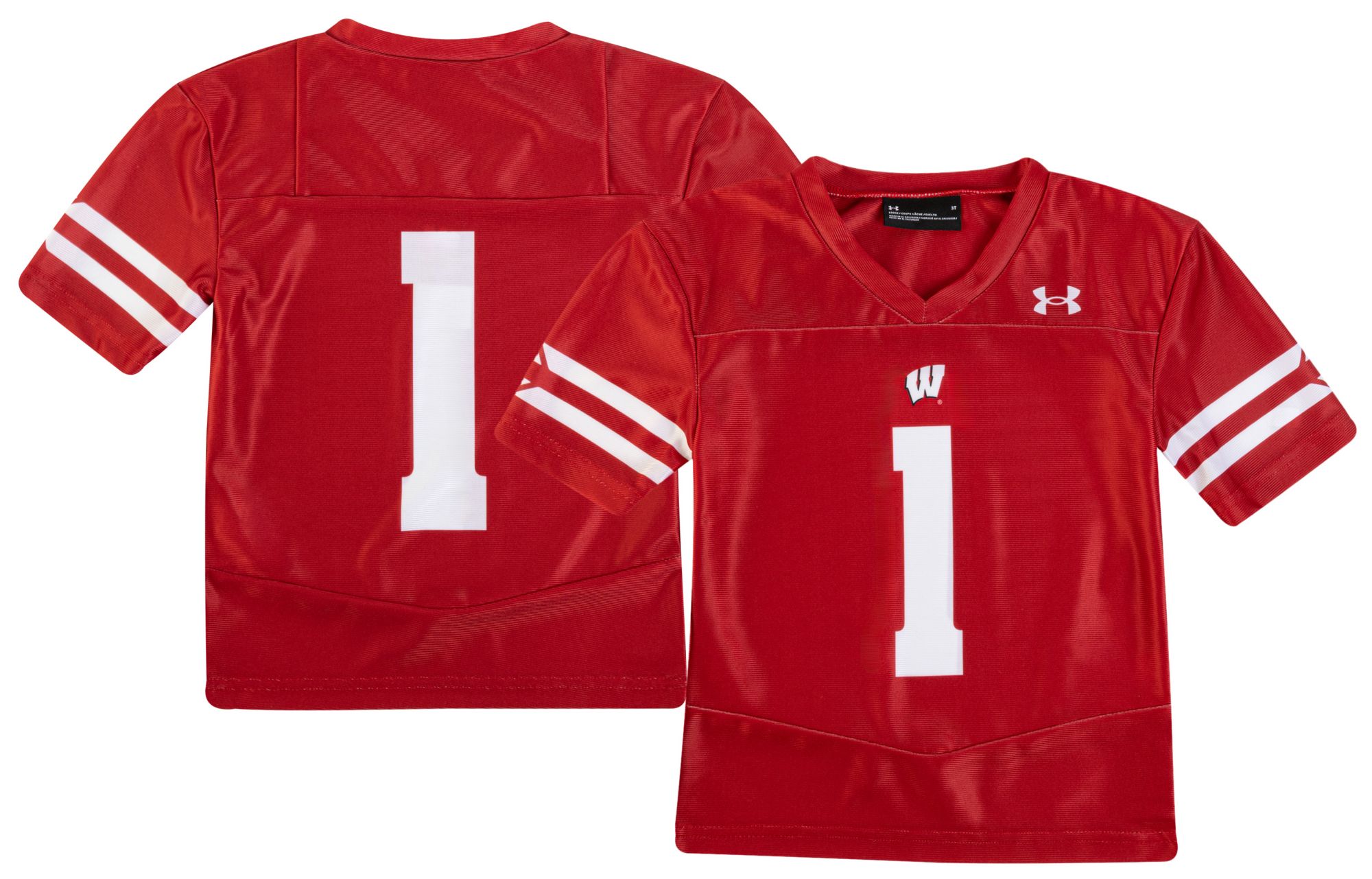 Under Armour Toddler Wisconsin Badgers Navy Replica Football Jersey product image
