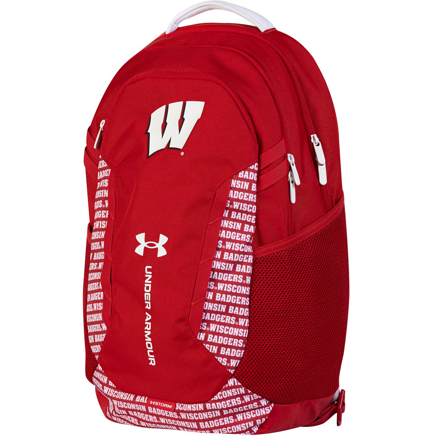 Under Armour Wisconsin Badgers Hustle 5.0 Backpack Dick s Sporting Goods
