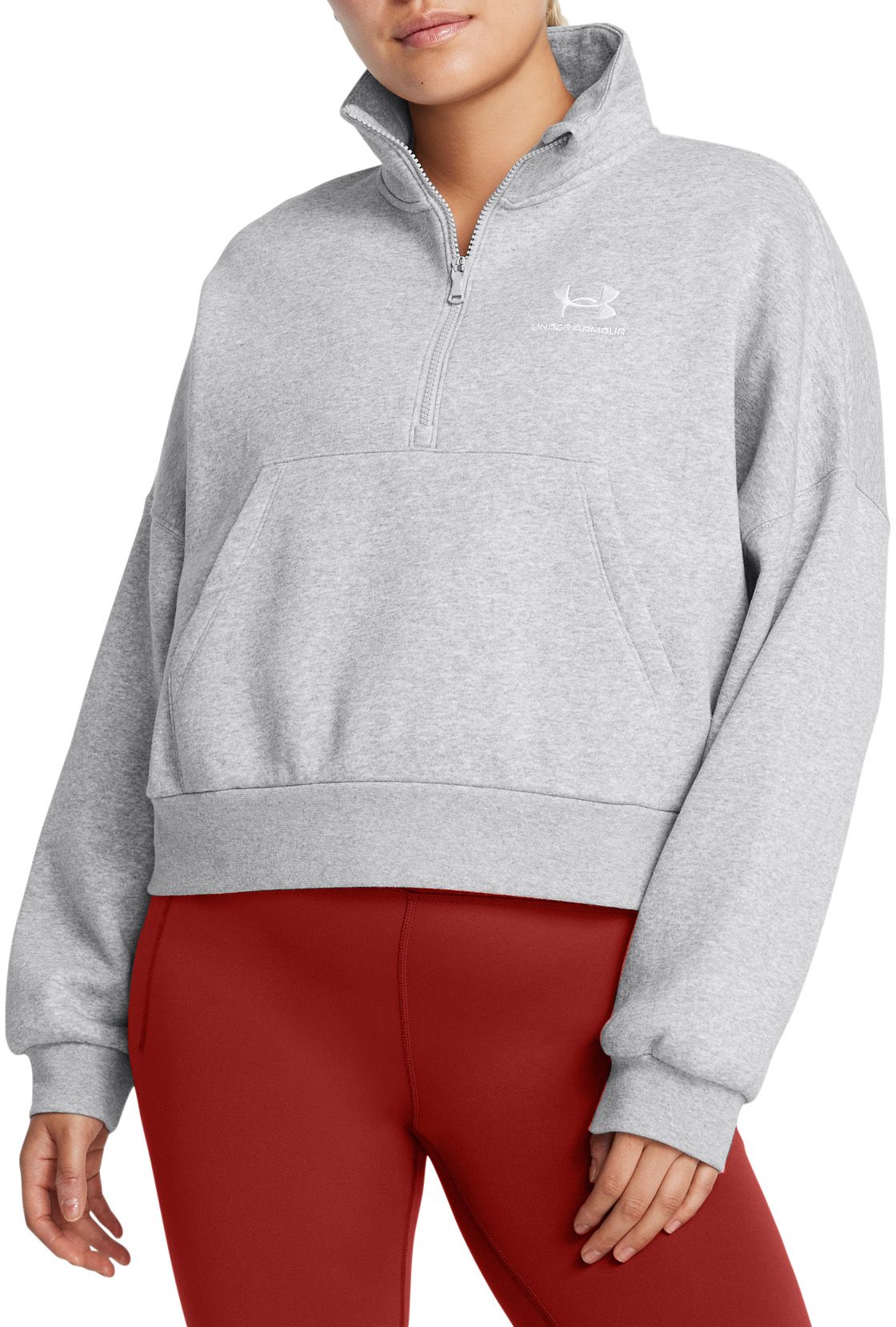 Under Armour Women's Icon Fleece Oversized ½ Zip product image