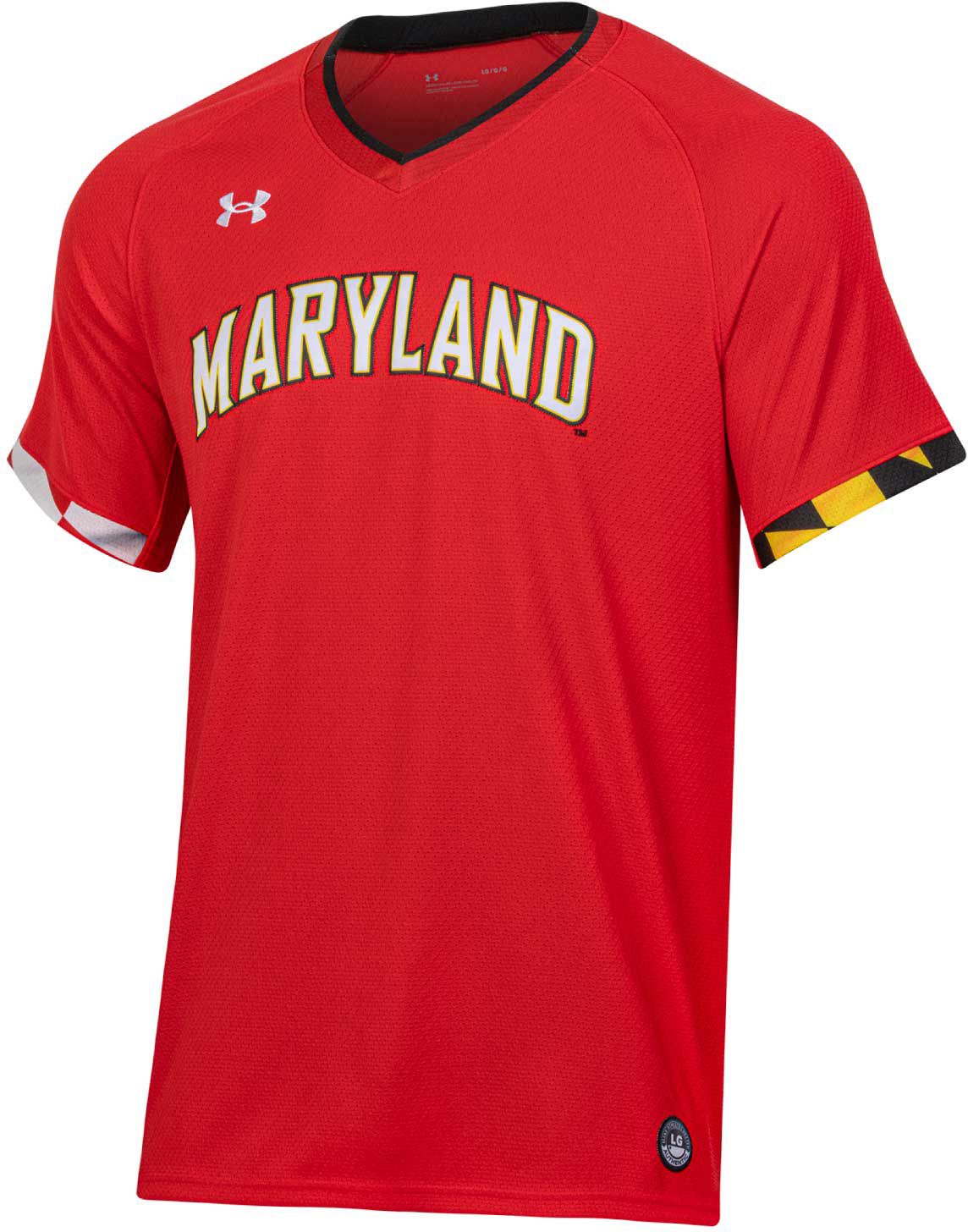 Under Armour Women's Maryland Terrapins Red Softball Jersey product image