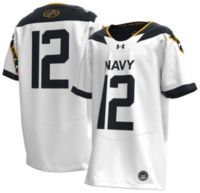 Under Armour Youth Navy Midshipmen Jolly Roger White Replica