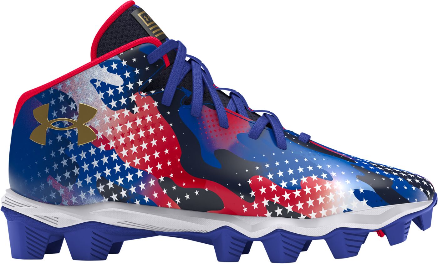 Under armour american flag cleats youth sales