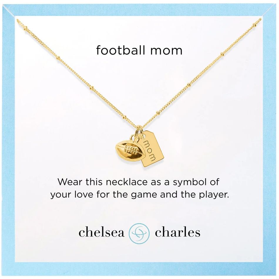 Chelsea Charles Football Mom Double Charm Necklace product image