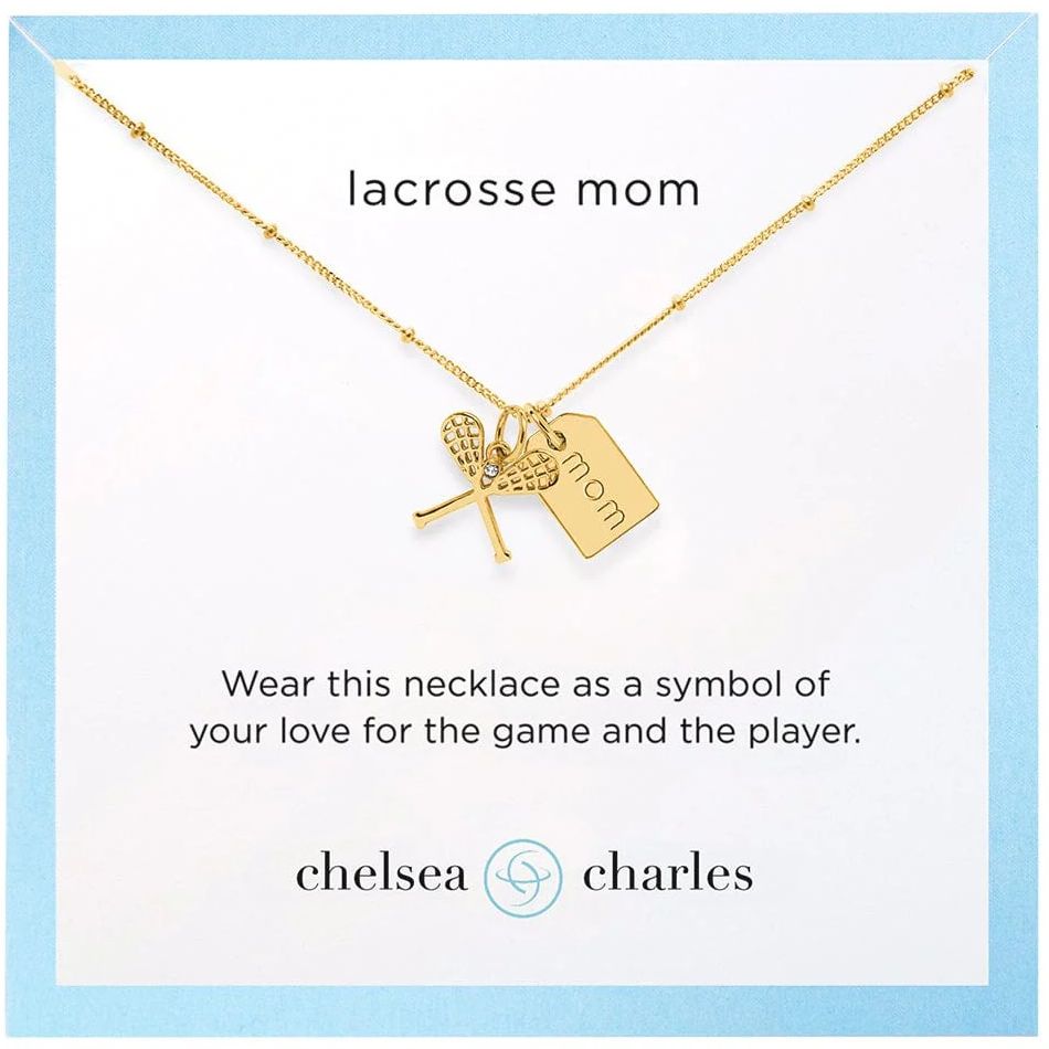 Chelsea Charles Lacrosse Mom Double Charm Necklace product image