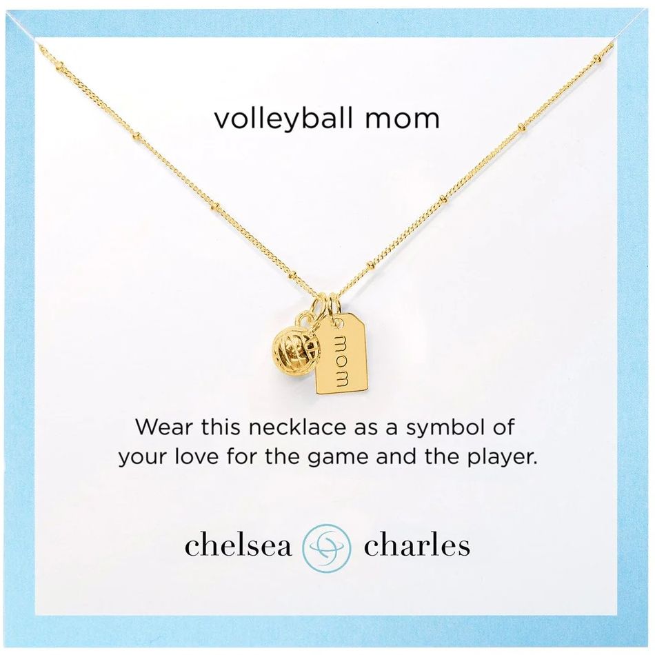 Chelsea Charles Volleyball Mom Double Charm Necklace product image
