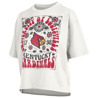 sorry, Pressbox Women's Louisville Cardinals White Harmony T-Shirt is currently out of stock