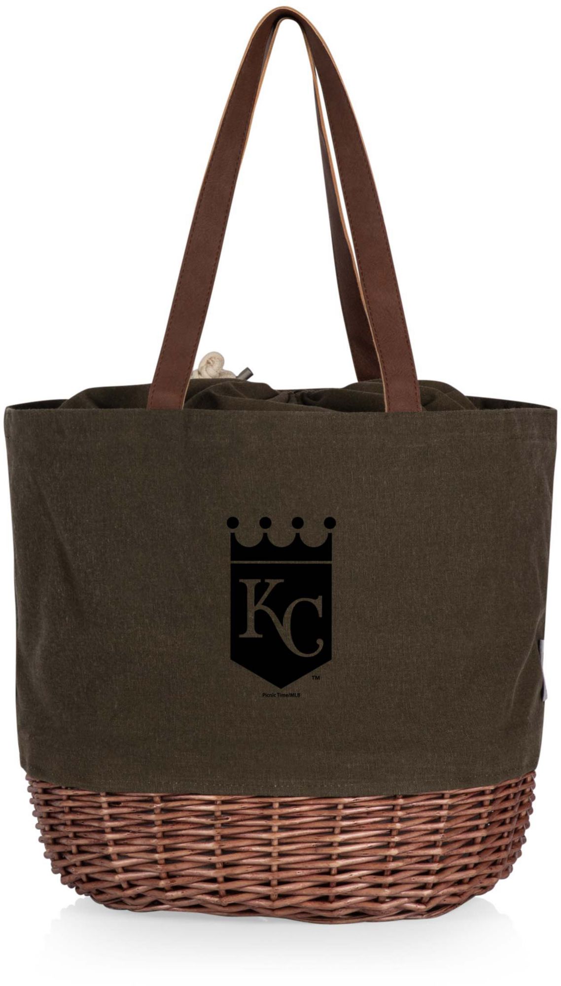 Picnic Time Kansas City Royals Canvas and Willow Basket Bag product image
