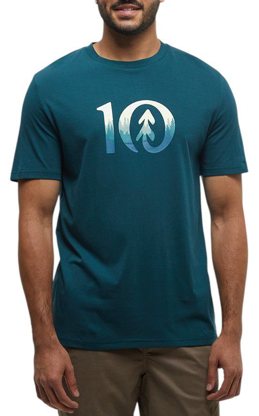 Tentree Men's Cloudy Forest Ten Graphic Short Sleeves T-Shirt product image