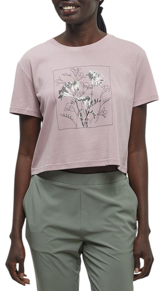 tentree Women's Floral Crop T-shirt product image