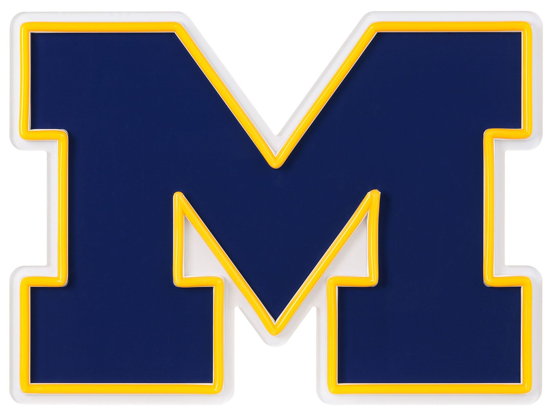 FOCO Michigan Wolverines Neon Light-Up Sign product image