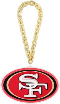 4 - Bling BIG chain San Francisco 49ers gold authentic