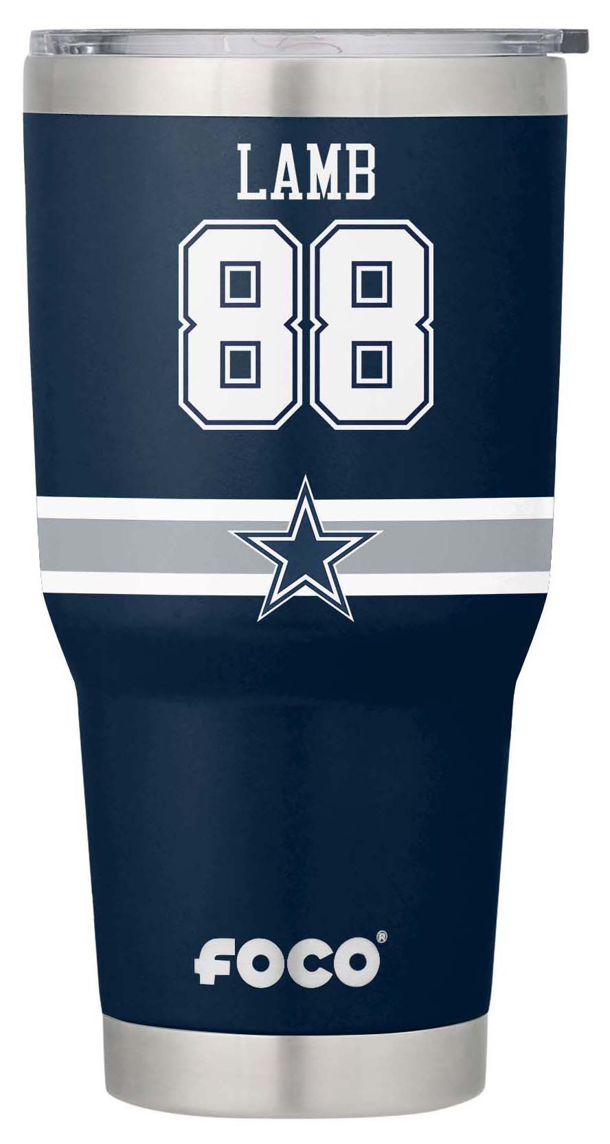FOCO Dallas Cowboys CeeDee Lamb 30 oz. Tumbler product image