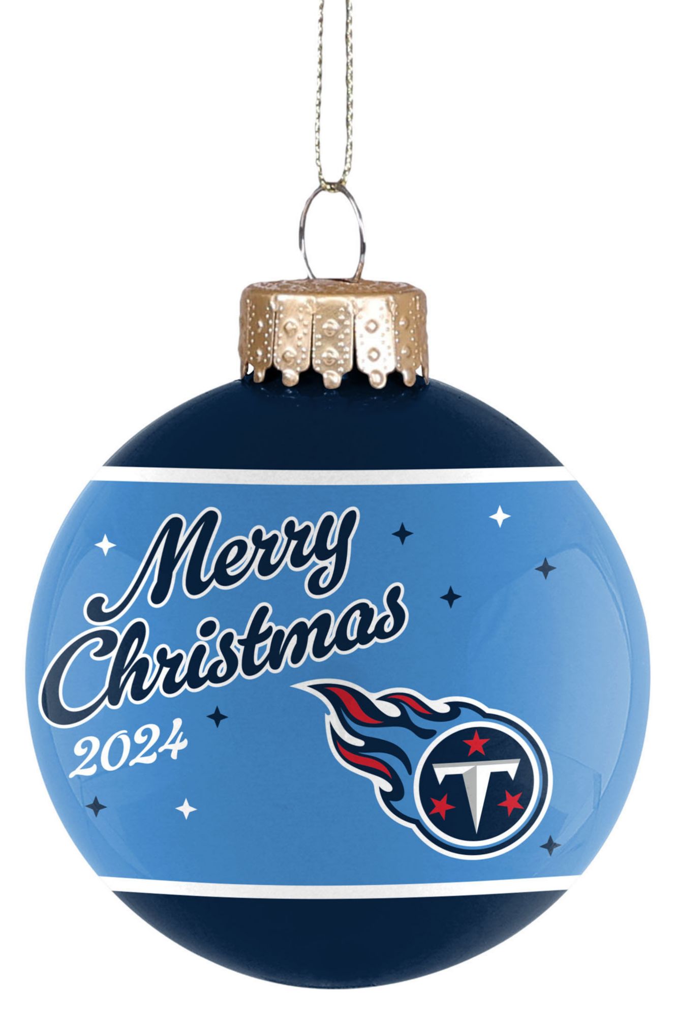 FOCO Tennessee Titans Glass Ball Ornament product image