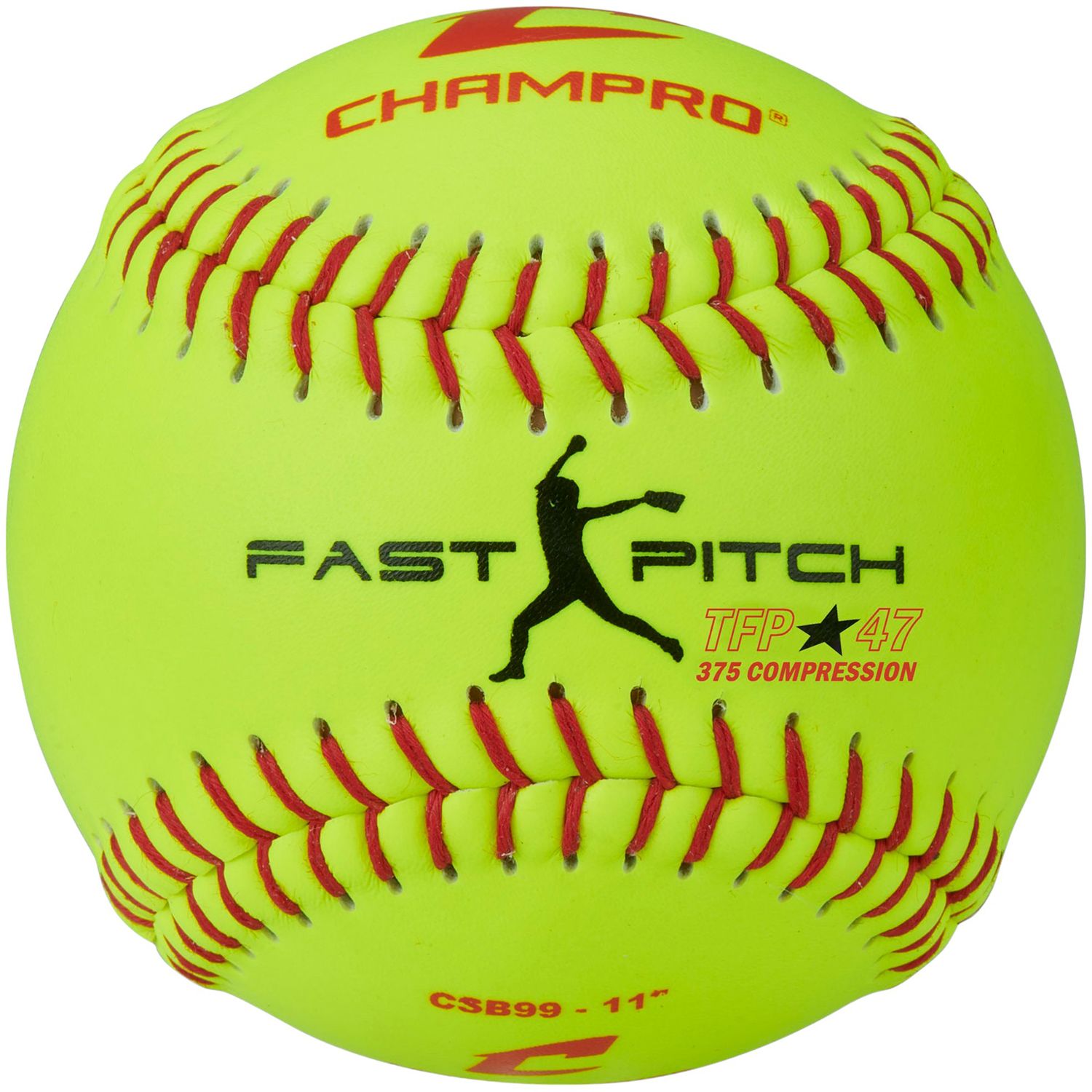 CHAMPRO 11" Practice Fastpitch Softball – 12-Pack product image