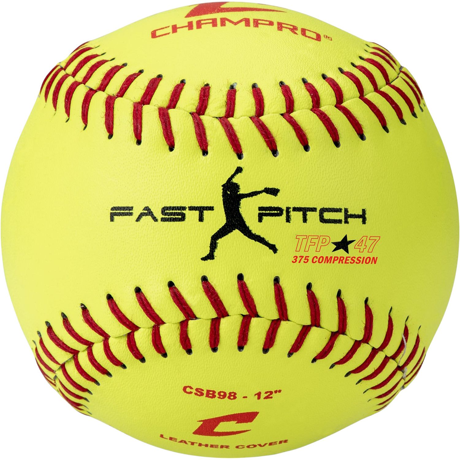CHAMPRO 12" Practice Fastpitch Softball – 12-Pack product image