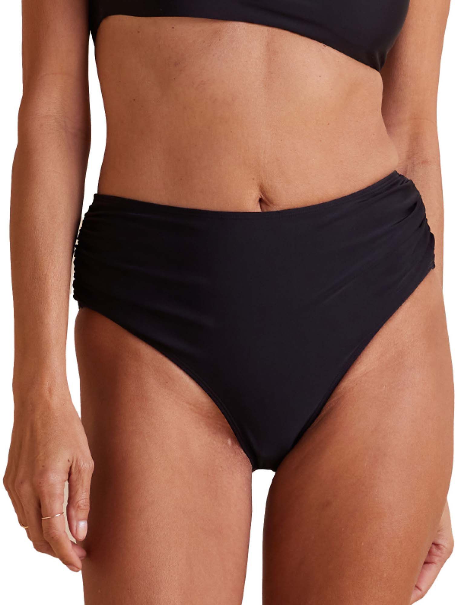 Summersalt Women's The Ruched High Leg High Rise Bikini Bottoms product image