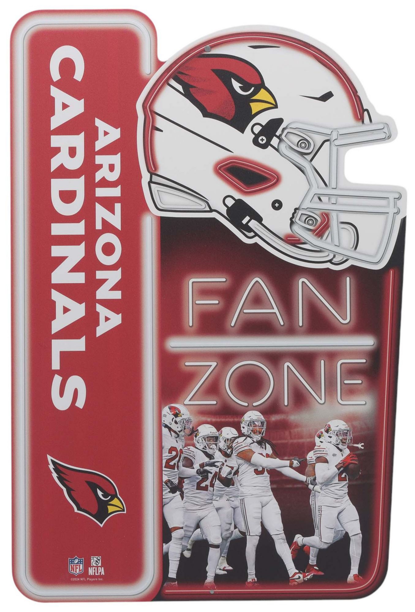 Open Road Brands Arizona Cardinals Fan Zone Metal Sign product image