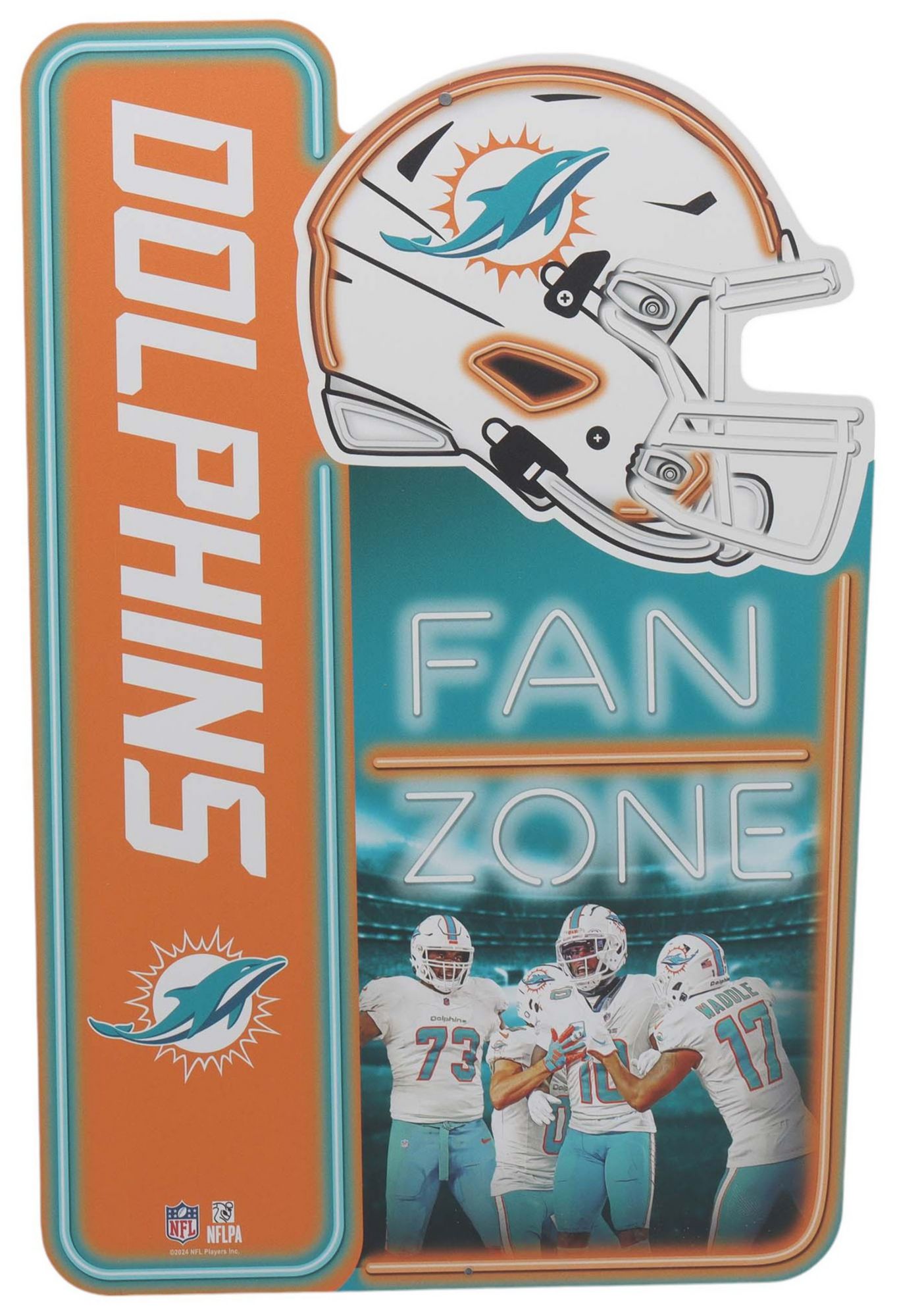 Open Road Miami Dolphins Fan Zone Sign product image