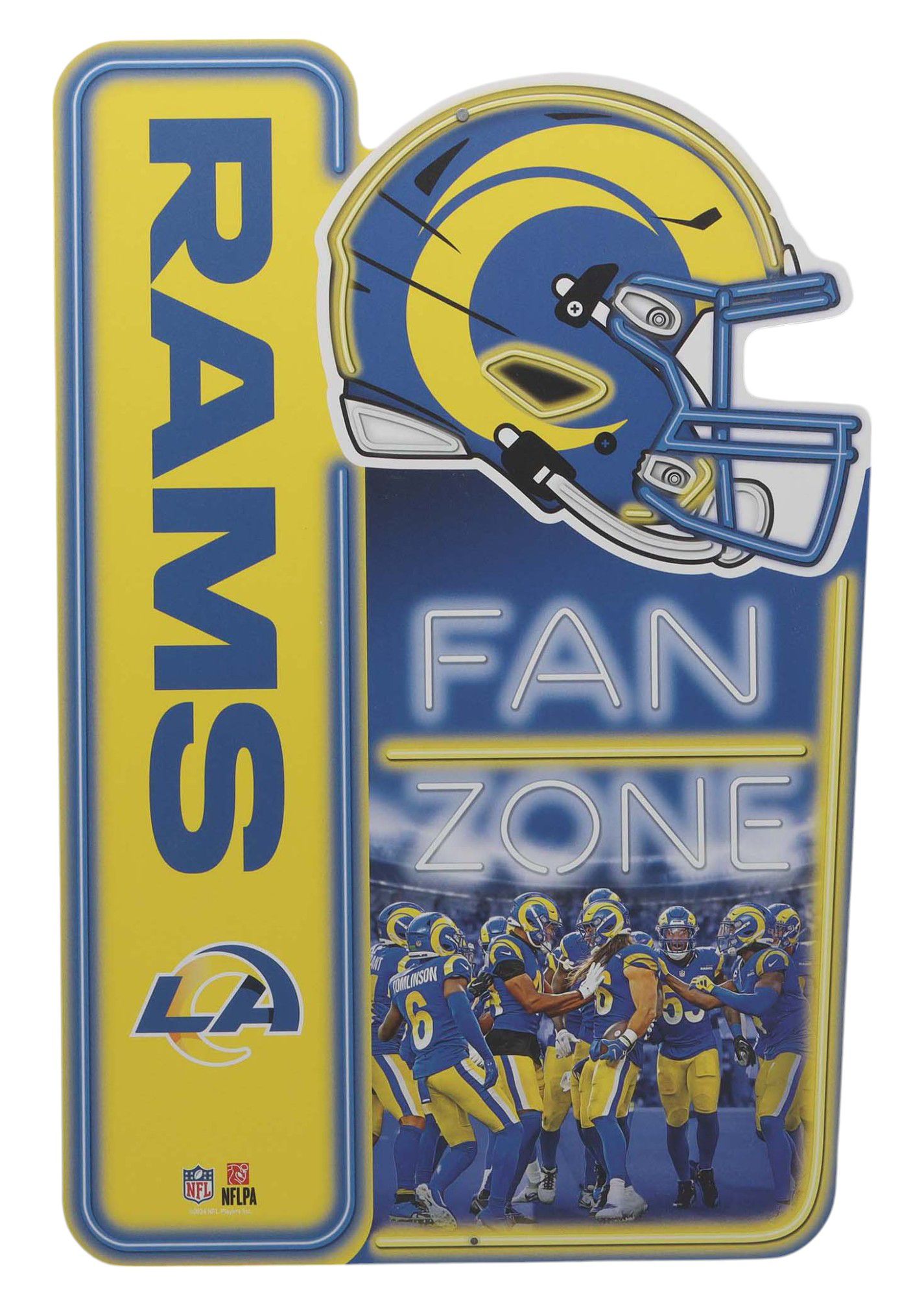 Open Road Brands Los Angeles Rams Fan Zone Sign product image