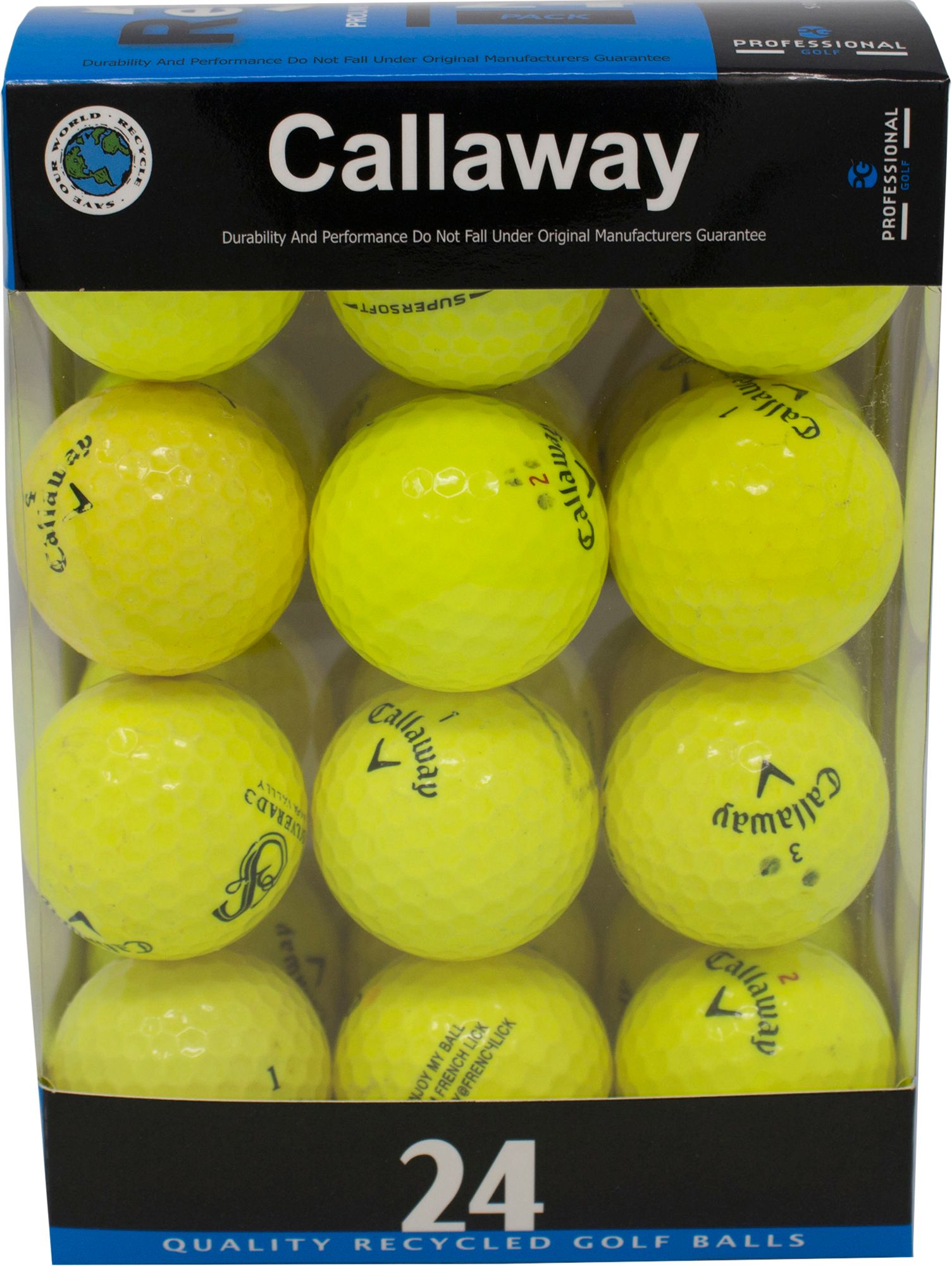 Reload Refurbished Callaway Supersoft Yellow Golf Balls - 24 Pack product image