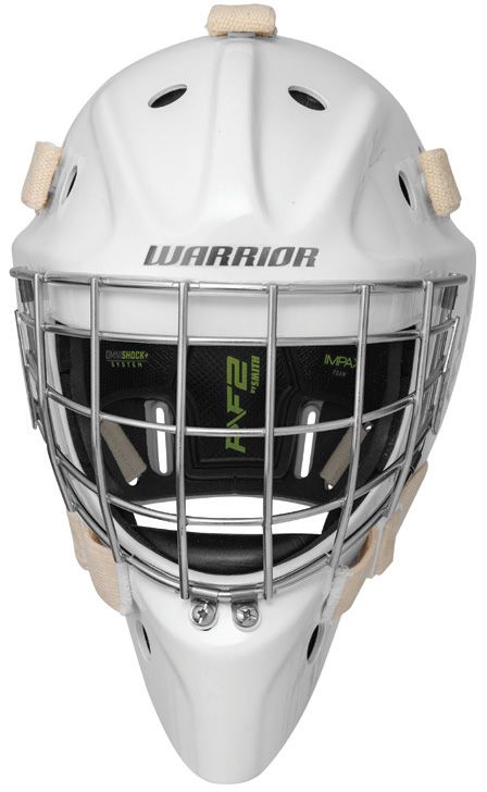 Warrior Ritual F2 E+ Hockey Mask with Certified Cat's Eye Cage- Junior