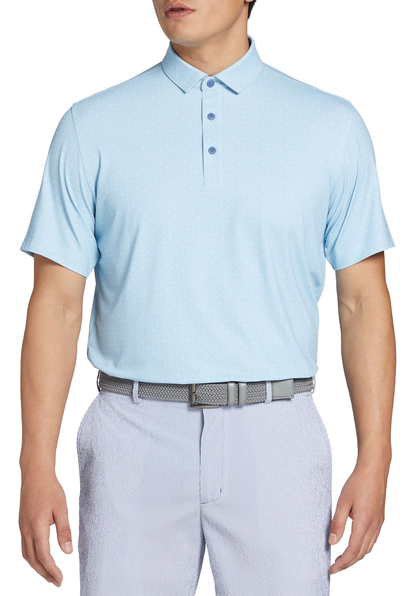 Walter Hagen Men s Performance 11 Woven Divot Printed Short Sleeve Golf Polo Dick s Sporting Goods