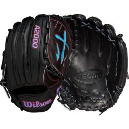 Wilson A2000 グローブ 黒/オレンジ Wilson (ウィルソン) 硬式グローブ 約28cm オレンジ×ブラック